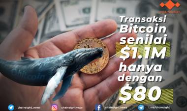 Transaksi Bitcoin Senilai $1,1M Hanya Dengan $80