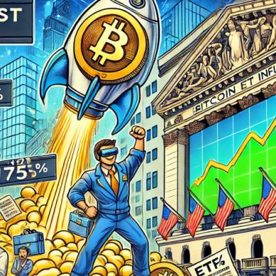 Arus Masuk ETF Bitcoin Spot di AS Melonjak 175% Secara Tahunan