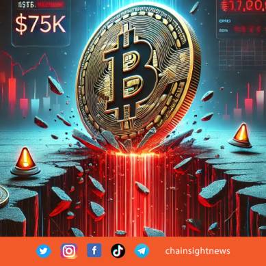 Bitcoin Berisiko Jatuh Lebih Dalam Jika Kehilangan Support Kunci $75K