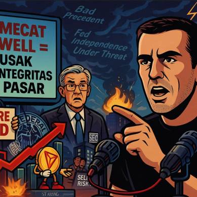 Anthony Pompliano: Ancaman Trump Pecat Ketua The Fed Bisa Jadi Preseden Buruk