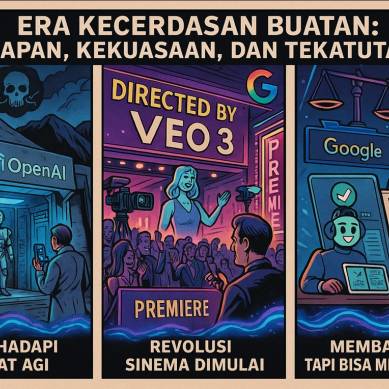 Bunker Kiamat OpenAI, 15 Buku Palsu, dan Hollywood yang Runtuh oleh Veo 3: Mata AI Mengawasi Segalanya