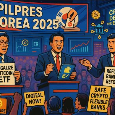 Pemilu Korea Selatan 2025 Diwarnai Janji Pro-Kripto: ETF Bitcoin, Stablecoin, dan Reformasi Aturan Bank