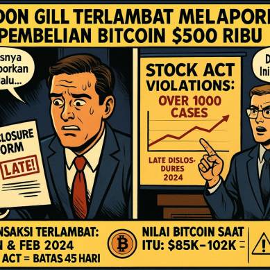 Anggota Kongres Texas Dikecam karena Terlambat Laporkan Pembelian Bitcoin Senilai $500 Ribu