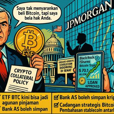 JPMorgan Izinkan ETF Kripto Jadi Jaminan Pinjaman, Dukung Aset Digital