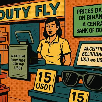 Tether USDT Muncul di Label Harga Toko Bandara Bolivia, Tanda Penggunaan Kripto Meningkat