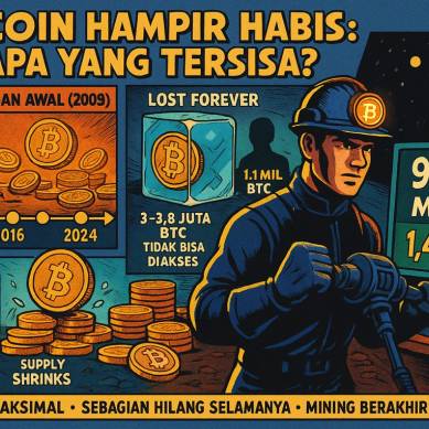 Berapa Banyak Bitcoin yang Masih Bisa Ditambang?