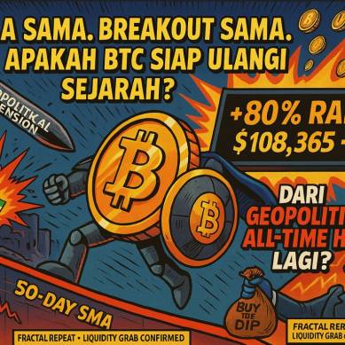 Bitcoin Ulangi Pola Reli 80 Persen Setelah Konflik Israel-Iran 2024, Menuju Lonjakan Baru?