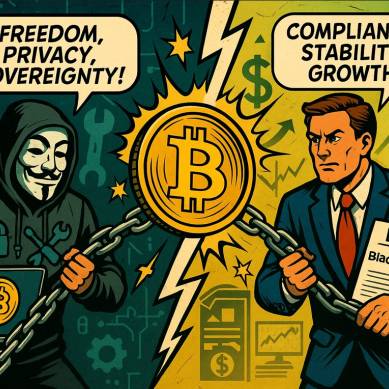 Tarik Ulur Tak Terlihat Antara Bitcoin Cypherpunk dan Institusi TradFi