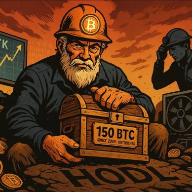 Penambang Bitcoin Era Satoshi Hanya Jual 150 BTC di Tahun 2025 Meski Harga Tertinggi Sepanjang Masa