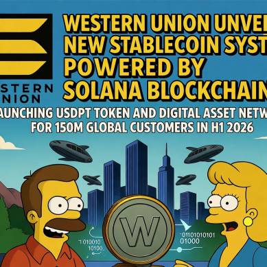 Western Union Pilih Solana untuk Jaringan Stablecoin dan Kripto Globalnya